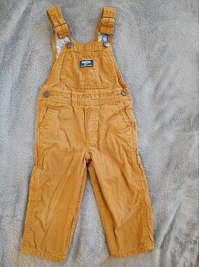 OshKosh B'gosh Mustard Yellow Kids Overalls